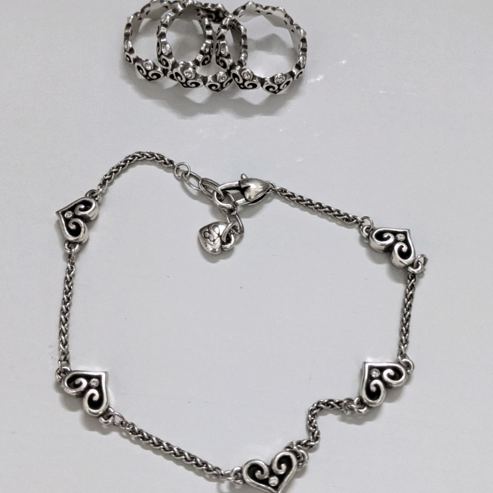 Alcazar Rings and Anklet Set